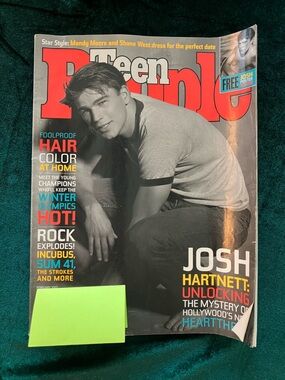 Vintage Teen People Magazine Josh Hartnett Cover